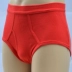 Bộ đồ lót cotton 3 eo nam cao, quần ngắn, quần lửng màu đỏ 40668 Eo cao