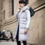 2017 mùa đông mới áo khoác dài cotton nam Phiên bản Hàn Quốc của thanh niên thủy triều kích thước lớn áo khoác cotton nam dày ao khoac nam
