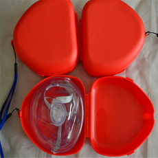 Пластырь cpr面罩口对口简易人工呼吸器面罩 抢救心肺复苏急救面罩 1个包邮