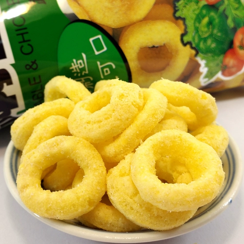После 80 -х годов старые закуски полны овощной куриной аромат Круг 75G Один продукт кальмар Круг Офис Случайная пища