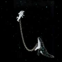 Vũ trụ mới Vũ trụ Cá voi Huy hiệu Hoạt hình Kim loại Hợp kim Corsage Quần áo Vòng cổ Phi hành gia Nhỏ giọt Dầu Trâm ghim cài áo