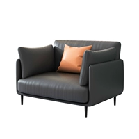 Диван-кресло (угольно-черный) модель из латекса