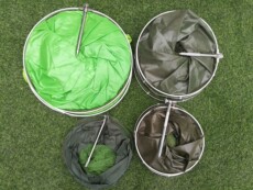 садок 特价处理包邮防挂速干不锈钢双环带防跳网涂胶鱼护渔护鱼网