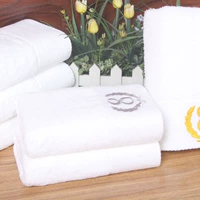 Custom Cotton Hotel Hotel Institute Institute Эстетическое спа, спа, Incretes Толкое белое полотенце.