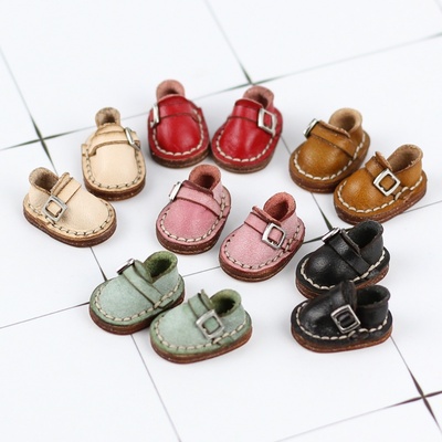 taobao agent OB11 baby shoes Italian handmade leather shoes BJD12 points baby clothes accessories pingy9 body GSC