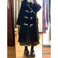 Двусторонний демисезонный кашемир, небольшое шерстяное пальто, коллекция 2023, подходит для подростков