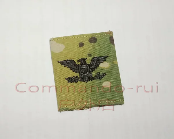 [Американская Армия/USARMY Multicam/OCP комплект знаков воинской должности/бирка нагрудный знак майор полковник генерал-майор]