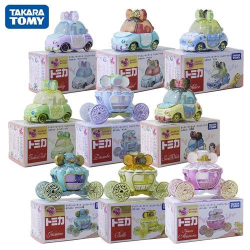 Takara tomy, Дисней, легкосплавный автомобиль, модель автомобиля, с драгоценным камнем, русалка, стиль «принцесса»