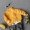 Màu vàng mực xanh 2 dụng cụ giặt bằng vải cotton cotton cho bé trai mùa xuân và mùa thu mềm mại 3 chiếc áo len trẻ em có khóa kéo - Áo khoác