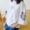 Mỡ mm2017 cộng với phân bón XL Nữ 200 cân chị béo cộng với áo len trùm đầu nhung dày áo hai dây giả