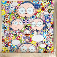 Япония прямая почта Murakami Murakami Sunflower Artflower Проблемы с художницей серебряной фольги 300 фирменные печати