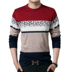 Thời trang nam áo len nam áo len mới dài tay T-Shirt mùa thu và mùa đông kích thước lớn áo thun áo sơ mi nam Áo len