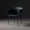 người lớn nordic nhựa đen ghế nhựa gia dụng ghế với ghế nhà hàng ngân sách tựa lưng ăn uống gió công nghiệp - Cái ghế
