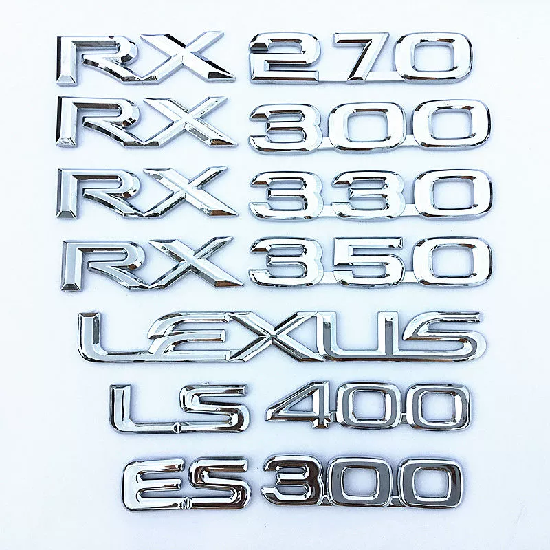 các lô gô xe ô tô Áp dụng cho RX350 Lingzhi ES200 thay đổi RX300 Tiêu chuẩn tiêu chuẩn tiêu chuẩn Tiêu chuẩn Tiêu chuẩn Tiêu chuẩn Lexus Bảng chữ cái logo xe hoi miếng dán phản quang ô tô 