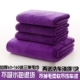 Толстый фиолетовый 60*160+3 полотенец