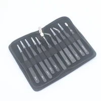 Пинцет с молнией, комплект, 11 шт