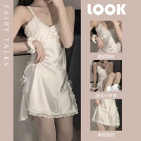 Сексуальное платье-комбинация, пижама, платье, французский стиль, популярно в интернете, коллекция 2022