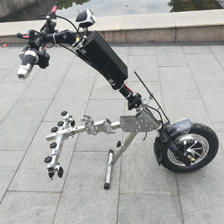 12 "48V Without Batterya disability The front of the car wheelchair stainless steel Connector Electric The front of the car tow Bracket upgrade Double disc brake belt Code table Turn the handle