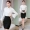 Mùa xuân 2019 mới của phụ nữ phiên bản Hàn Quốc của áo sơ mi voan xù lông tay áo sơ mi trắng tay dài - Áo sơ mi dài tay áo sơ mi nữ dài tay cho người béo