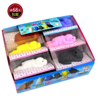 3D Shar Pei Chó bẩn nhỏ Toàn bộ người đàn ông Giải nén vật liệu mềm Mô phỏng Chó sói nhỏ lắc Mạng đỏ Đồ chơi thông hơi âm thanh nổi - Khác chơi đồ chơi