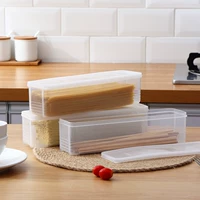 Tim IKEA mì tươi hộp kín hộp đũa tủ lạnh hộp thực phẩm nhà bếp nhựa lưu trữ đa chức năng nhà - Đồ bảo quản hộp bảo quản thực phẩm
