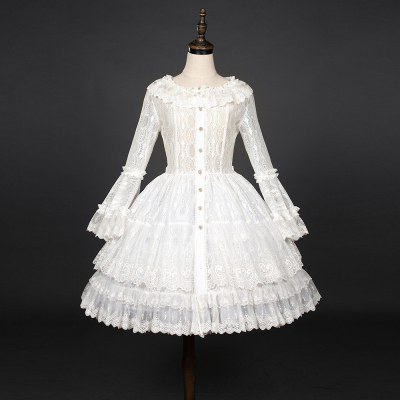taobao agent Lace jacket, genuine elegant cardigan, Lolita style