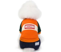 Утепленное пальто из хлопка с цветными блоками, оранжевое