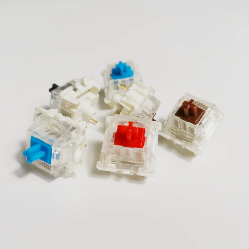 Gateron Kaidon G ось прозрачная шейка крышка зелёный чай чёрный желтый патч механический клавиатурный шток настраиваемый переключатель