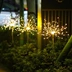 Đèn sân vườn năng lượng mặt trời chiếu sáng hình pháo hoa đèn trang trí cắm sân vườn bãi cỏ Đèn ngoài trời