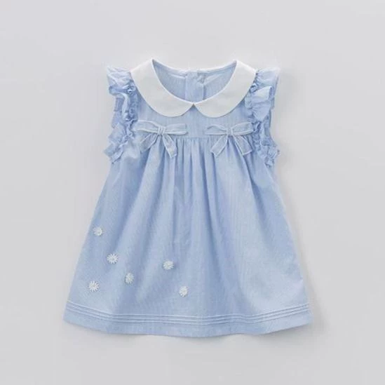 Váy cô gái mùa hè cotton 2020 mới váy công chúa hàn quốc trẻ em mùa hè em bé kiểu dáng nước ngoài váy không tay - Váy