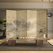 Tùy chỉnh hiện 
            đại Trung Quốc màn hình vách ngăn lối vào phòng khách B&B quan niệm nghệ thuật phòng trà gấp di động màn hình gấp gỗ nguyên khối phong cảnh cổ điển làm vách ngăn phòng ngủ giá rẻ