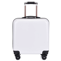 Кремовый белый чемодан, 20 дюймов