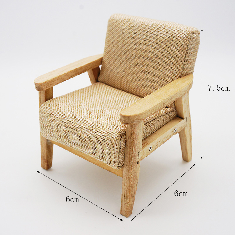 Kaqimi12 branch ob11 bjd use Baby House Mini furniture miniature re-ment  Model Northern Europe sofa tea table