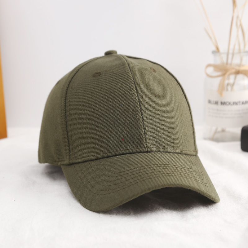 GreenBaseball cap female Sun hat camouflage peaked cap outdoors man service cap Sun hat Military training motion Hat Korean version tide