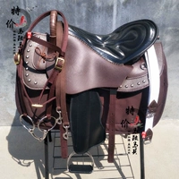 yên ngựa cao cấp Yên xe du lịch Malaysia giá đặc biệt yên xe đủ bộ dây nịt mới da bò yên xe du lịch Nội Mông Yên bền móng ngựa sắt