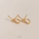 С серьгами узла типа 14K от 1 до 2 до 2