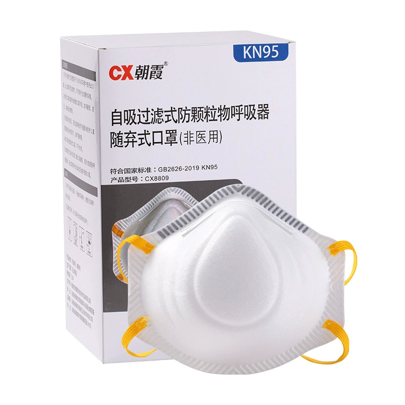 Zhaoxia 8809 bịt đầu đầy đủ đệm mũi kiểu cốc có van để ngăn bụi công nghiệp hạt mài để phun sơn mặt nạ khí độc mặt nạ hàn xì 