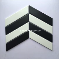 Черно -белый матовый (14 штук/квадрат)