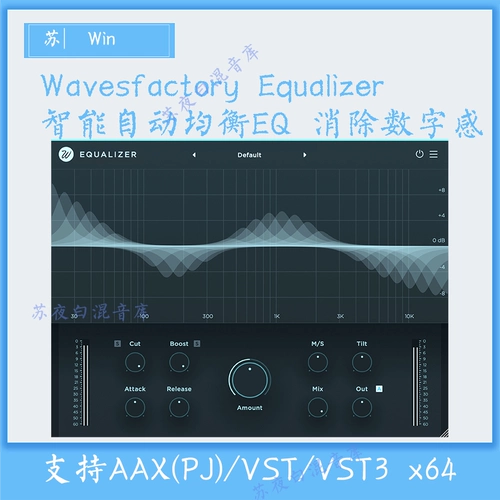 WavesFactory Evalizer Интеллектуальный автоматический баланс EQ Устранение цифровых чувствительных к высокочастотной связи