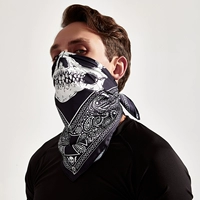Ретро шарф, шелковая маска