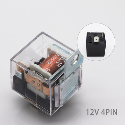 디바이스마트,EV 전기차/캠핑카/그린에너지 > 스위치/커넥터/릴레이 > 릴레이,SMG,KKA-B4 투명 릴레이 12V 40A 4핀 철판 [TYE-RL009],차량용 릴레이 12V 40A 4핀 / NO : 40A 14V / NC : 30A 14V / 1a1b1c / 브라켓(철)