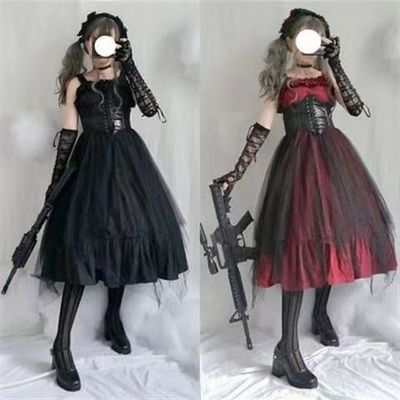 taobao agent Elegant cute Japanese slip dress, high waist, Lolita Jsk, Lolita style