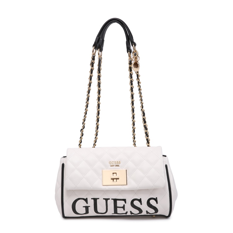 Whitenew pattern Rhombic grid chain Flip bag foreign trade Export Minority popular Solid color Simplicity high-capacity One shoulder Messenger Female bag