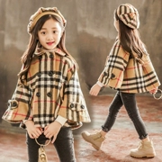 Quần áo trẻ em nữ len ngoại quốc mùa thu đông 2018 mới cho bé gái lớn mùa đông Phiên bản Hàn Quốc của áo len