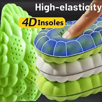 4D Shock Memory FOAM стельки мужчины женщины архивируют массаж поддержки