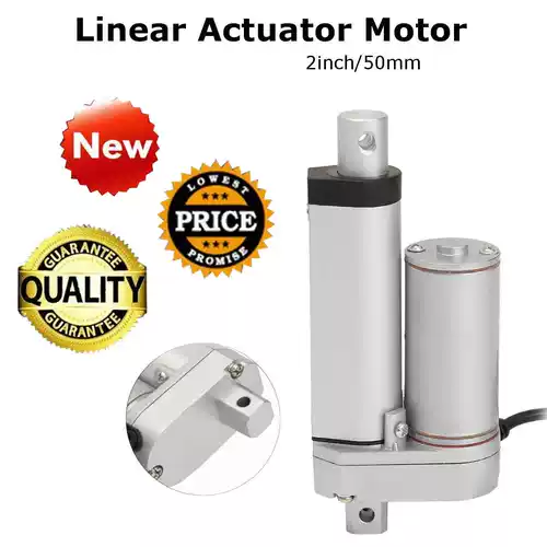 Электрический линейный привод 12 В двигатель постоянного тока 50 мм регулируется