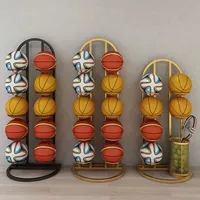 Баскетбольная система хранения в помещении, мяч, футбольная корзина для хранения для бадминтона