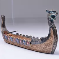 Retro Incense Burner Dragon Boat Incense Stick Holder