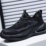 Mùa hè thoáng khí giày bảo hiểm lao động nam mũi thép chống đập bề mặt lưới chống đâm thủng thoải mái an toàn bảo hộ lao động nhẹ giá giày safety jogger giày bảo hộ chống dầu