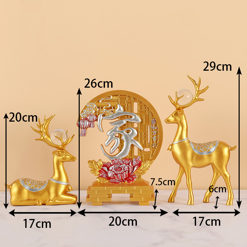 Lucky Deer (Gold) Matching Balls Home Board